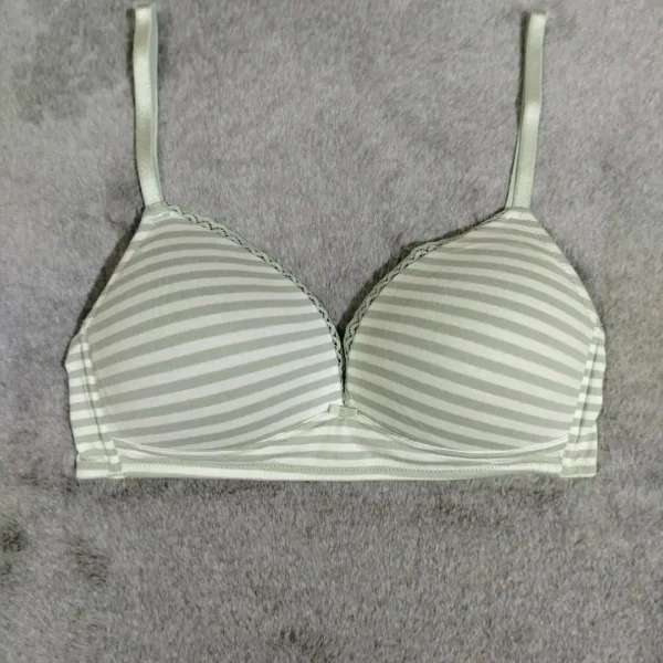 Seamless Striped Comfort Bra