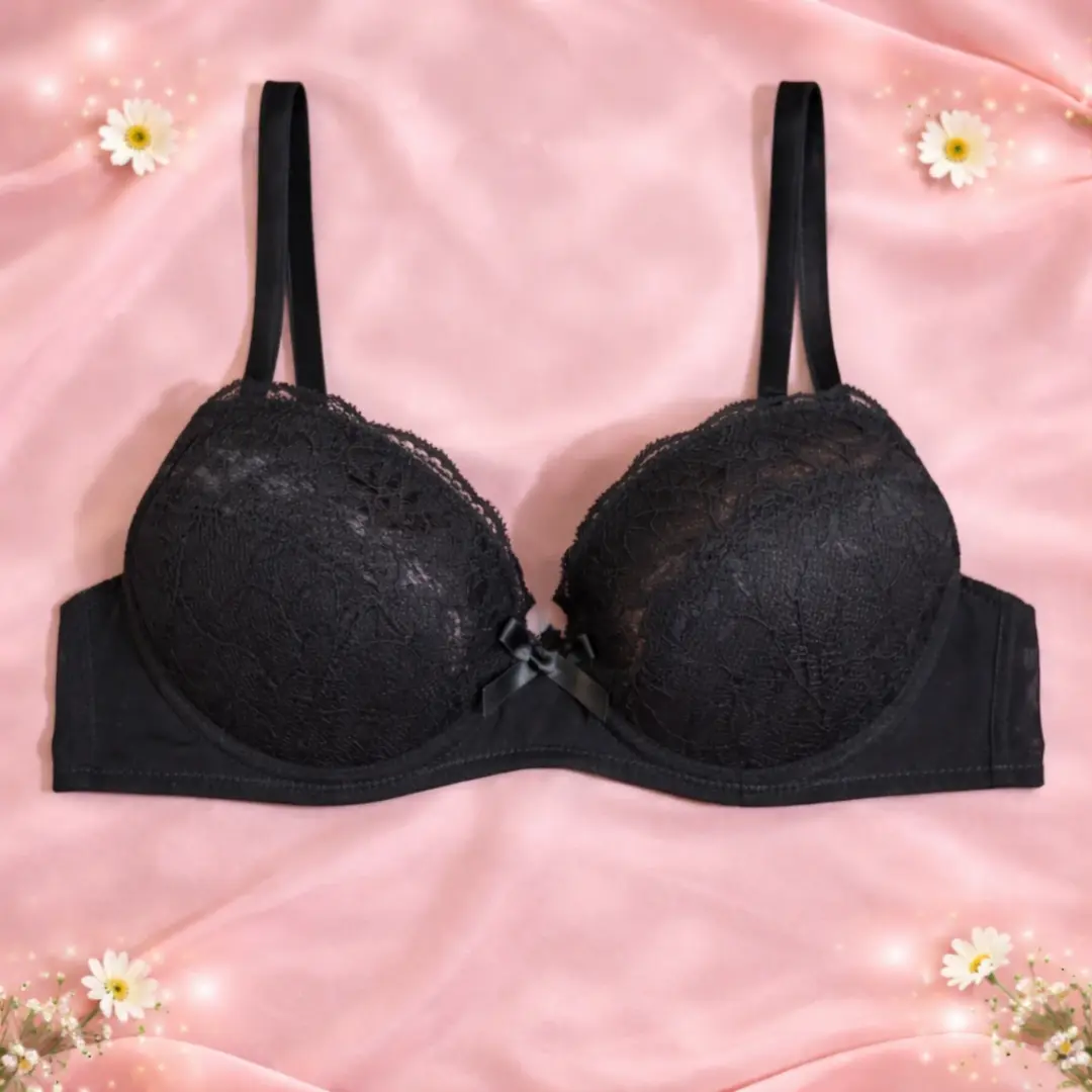 Lace Black Light Padded Bra Light Padded Bra
