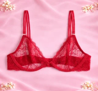 Lace Plunge Non padded Bra