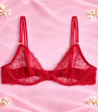 Lace Plunge Non padded Bra