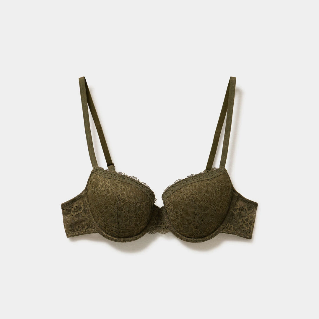 Lace Padded Balconette Bra