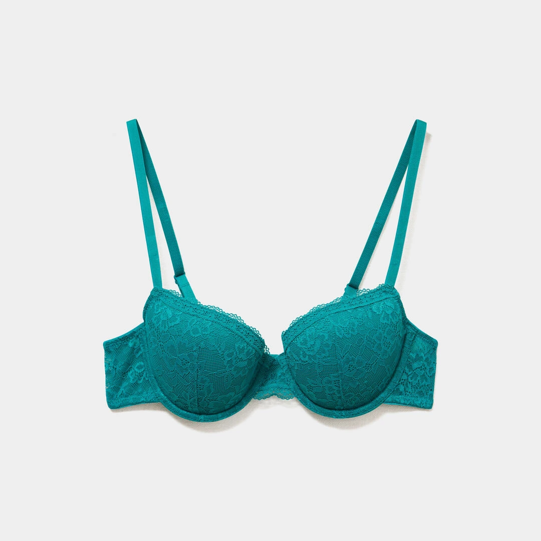 Lace Padded Balconette Bra