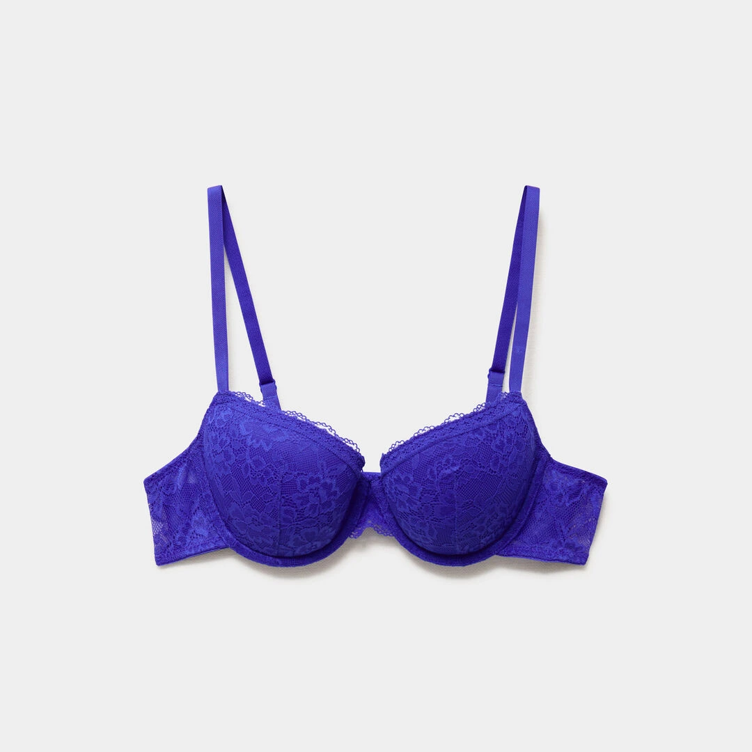 Lace Padded Balconette Bra