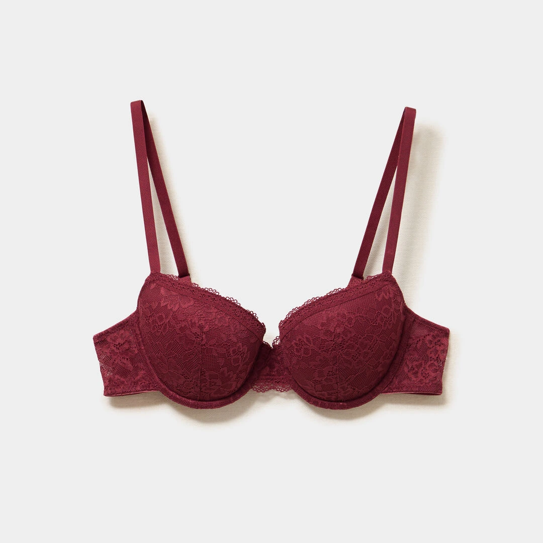 Lace Padded Balconette Bra